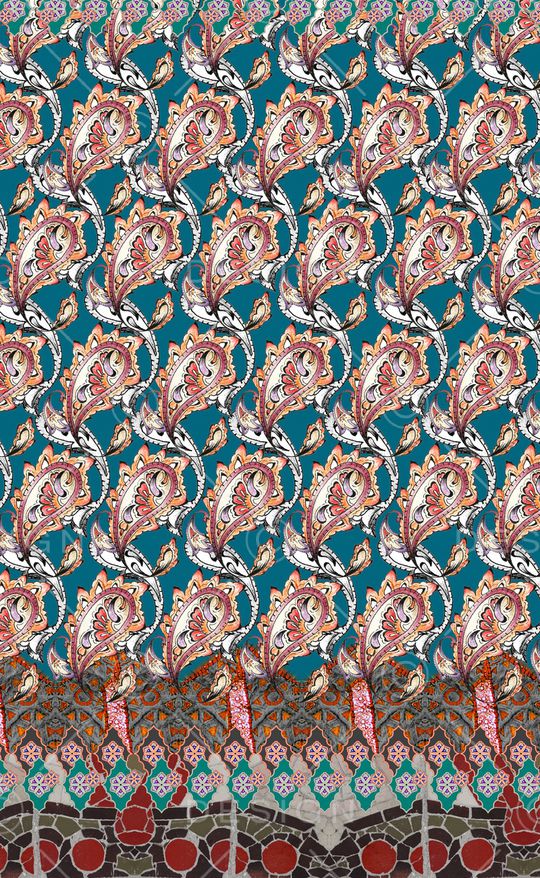 民族风印花华亿平台图片