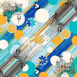 斑马纹印花华亿平台图片