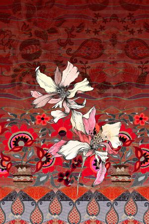 民族风印花华亿平台图片