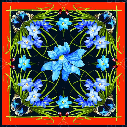 昆虫印花华亿平台图片