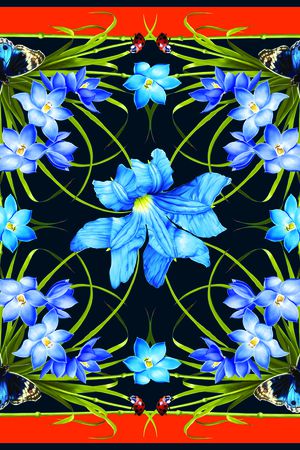 昆虫印花华亿平台图片