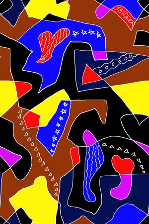 线条印花华亿平台图片