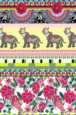 春夏华亿平台印花华亿平台图片