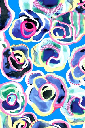 春夏华亿平台印花华亿平台图片