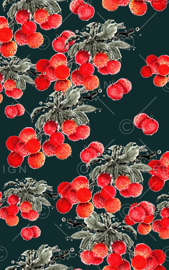 朦胧花卉印花华亿平台图片