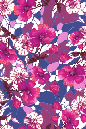 混合拼接印花华亿平台图片