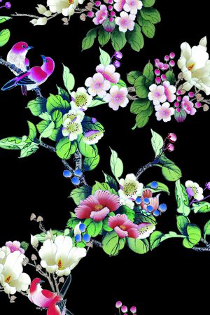 民族风印花华亿平台图片