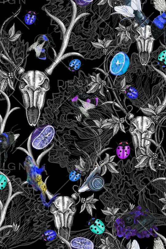 朦胧花卉印花华亿平台图片