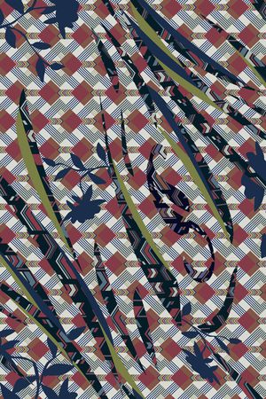 线条印花华亿平台图片