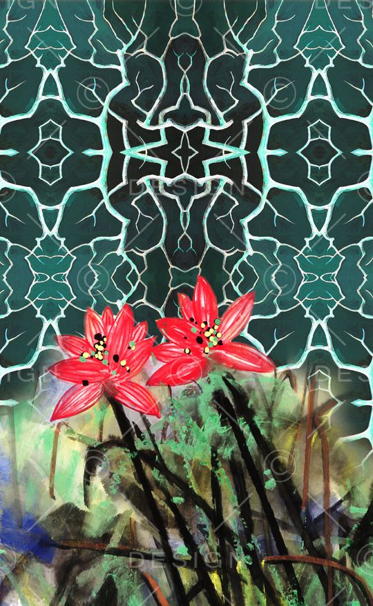 中国风印花华亿平台图片