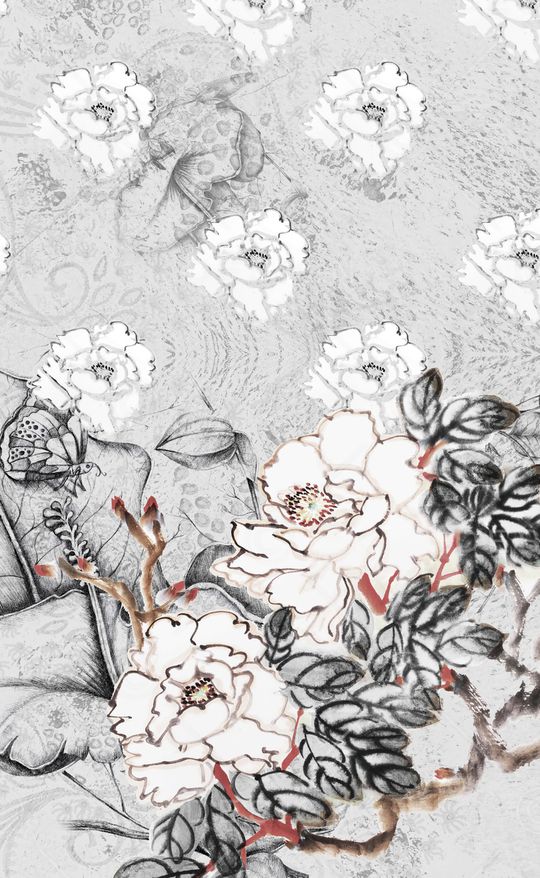 中国风印花华亿平台图片