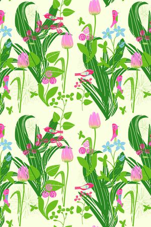 植物印花华亿平台图片