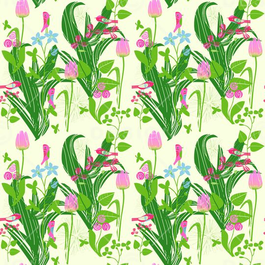 植物印花华亿平台图片