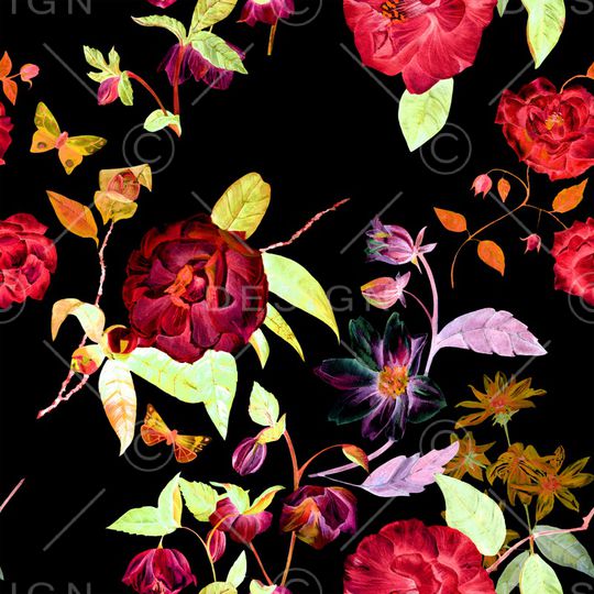 小碎花印花华亿平台图片