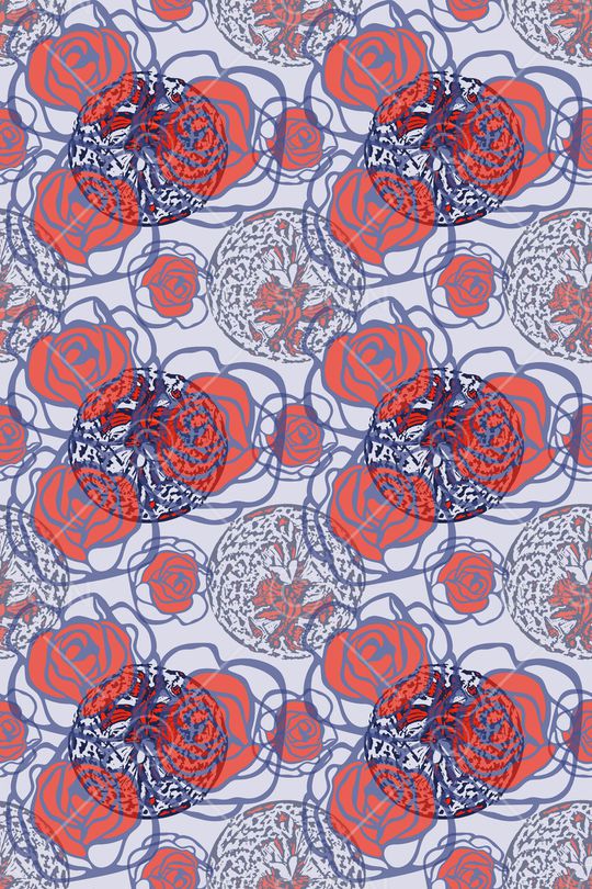 秋冬华亿平台印花华亿平台图片