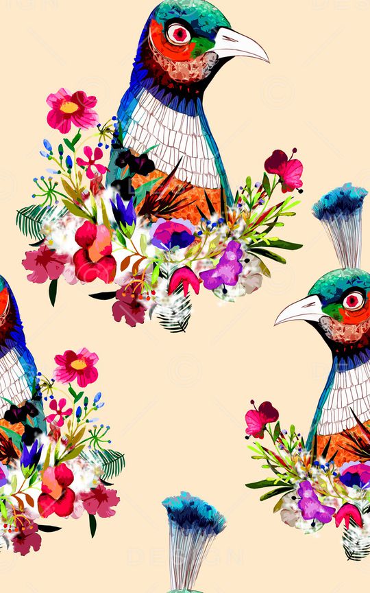 彩底花卉印花华亿平台图片