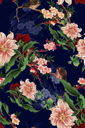 旗袍印花华亿平台图片