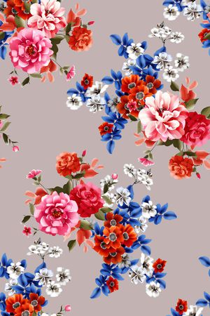 牡丹印花华亿平台图片