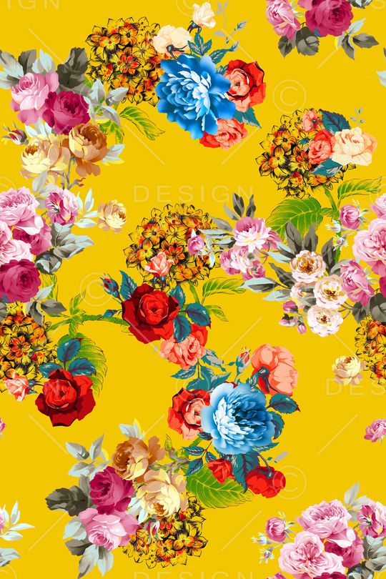 植物印花华亿平台图片