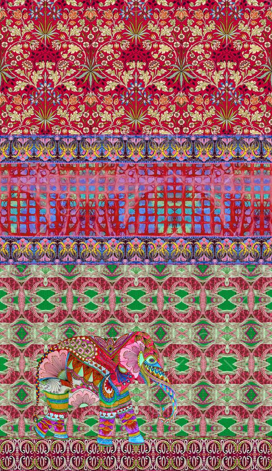 条纹印花华亿平台图片