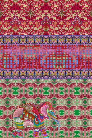 条纹印花华亿平台图片