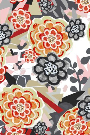 几何印花华亿平台图片