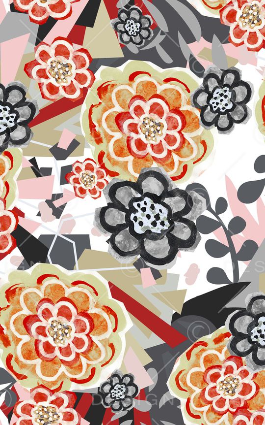 几何印花华亿平台图片