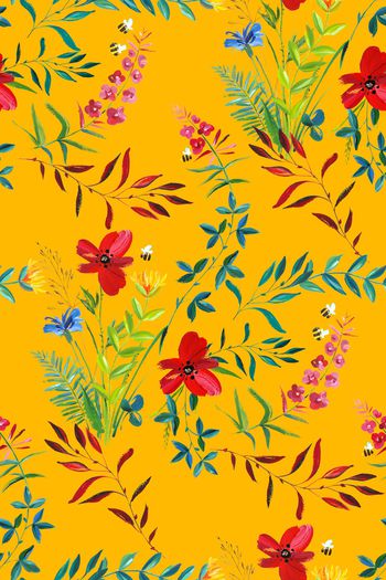 948746-田园肌理花卉