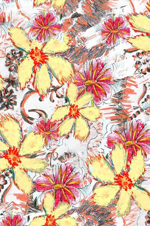 小碎花印花华亿平台图片