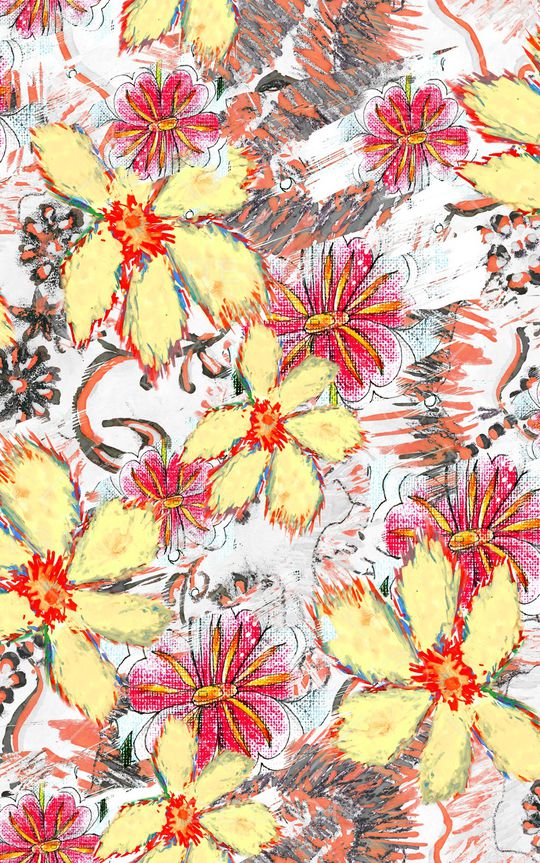 小碎花印花华亿平台图片