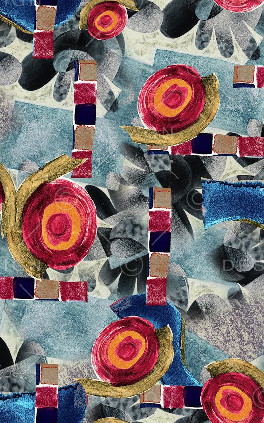 线条印花华亿平台图片