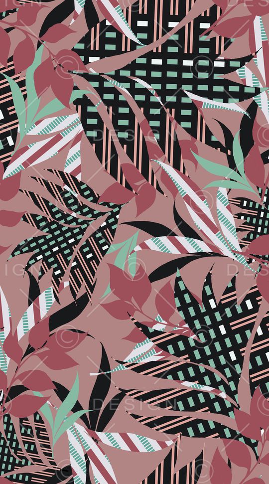 条纹印花华亿平台图片