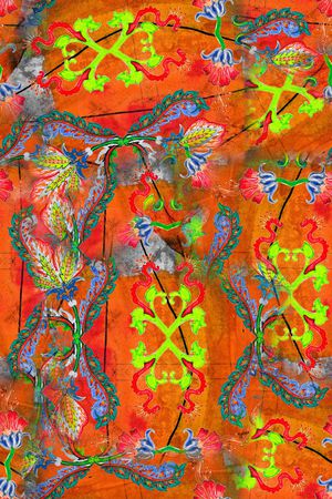 复古印花华亿平台图片