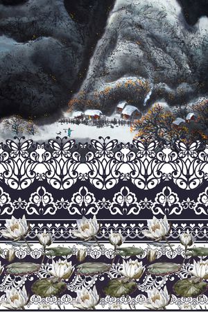 波西米亚印花华亿平台图片