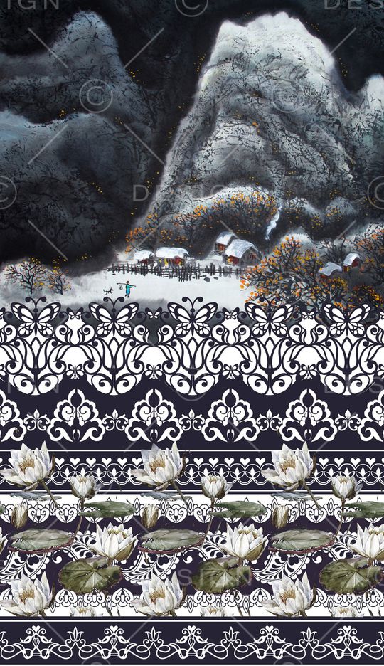 波西米亚印花华亿平台图片