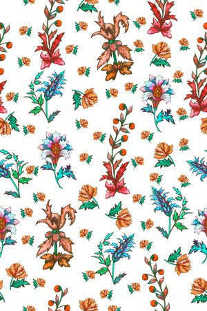 小碎花印花华亿平台图片