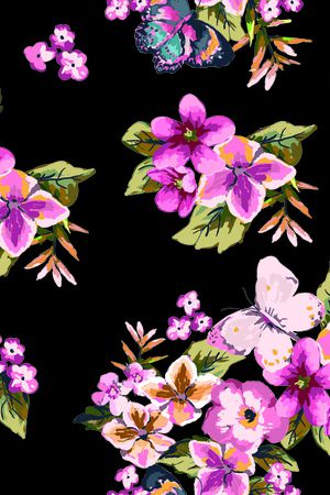 月季花印花华亿平台图片