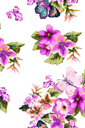 月季花印花华亿平台图片