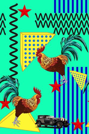 三角形印花华亿平台图片