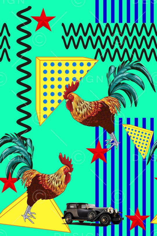 三角形印花华亿平台图片