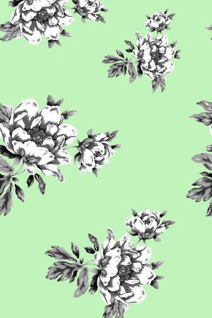 月季花印花华亿平台图片