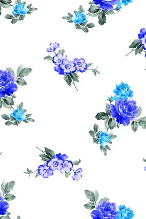 月季花印花华亿平台图片