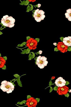 小碎花印花华亿平台图片