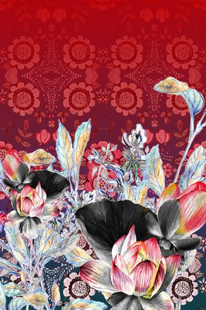 民族风印花华亿平台图片