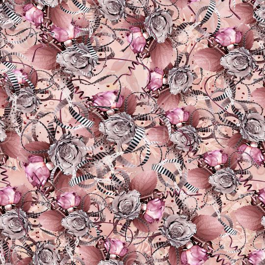 古典花纹印花华亿平台图片