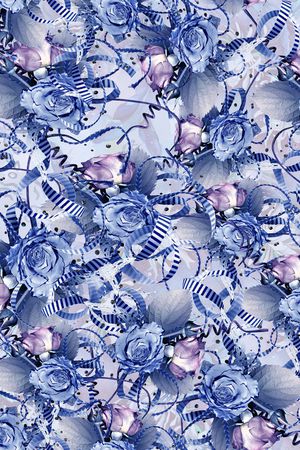 古典花纹印花华亿平台图片