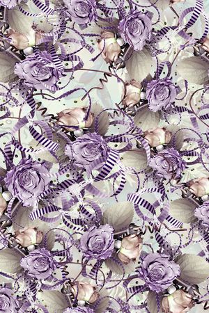 古典花纹印花华亿平台图片