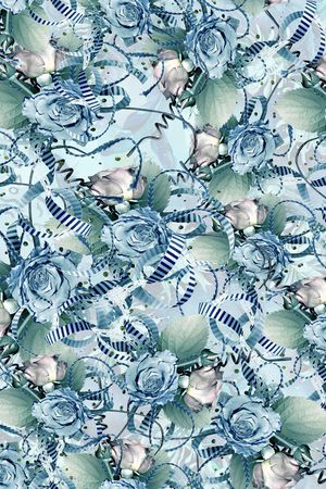 古典花纹印花华亿平台图片