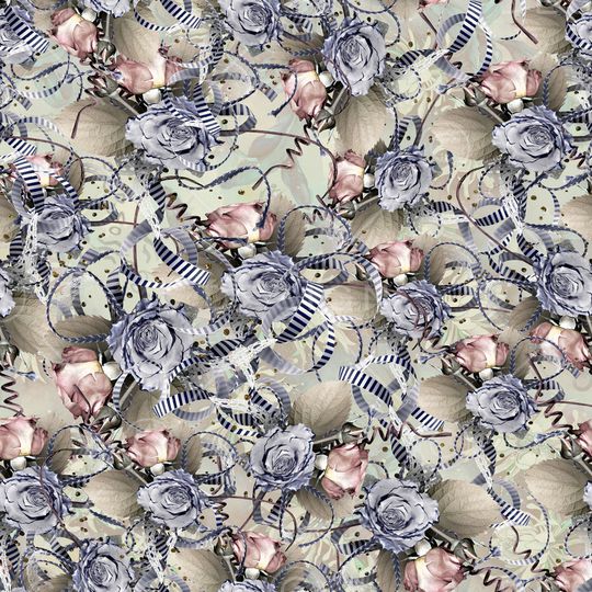 古典花纹印花华亿平台图片