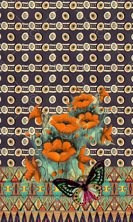 民族风印花华亿平台图片